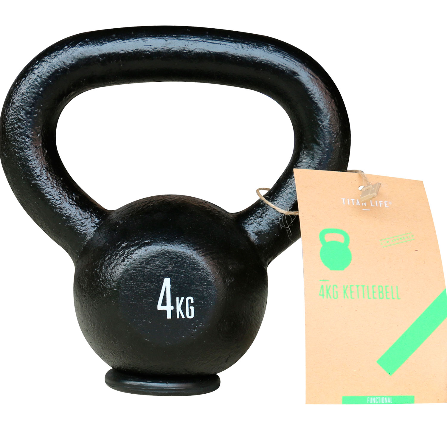 Titan Life Gym 4kg Kettlebell – Træningsudstyr Tilbud!