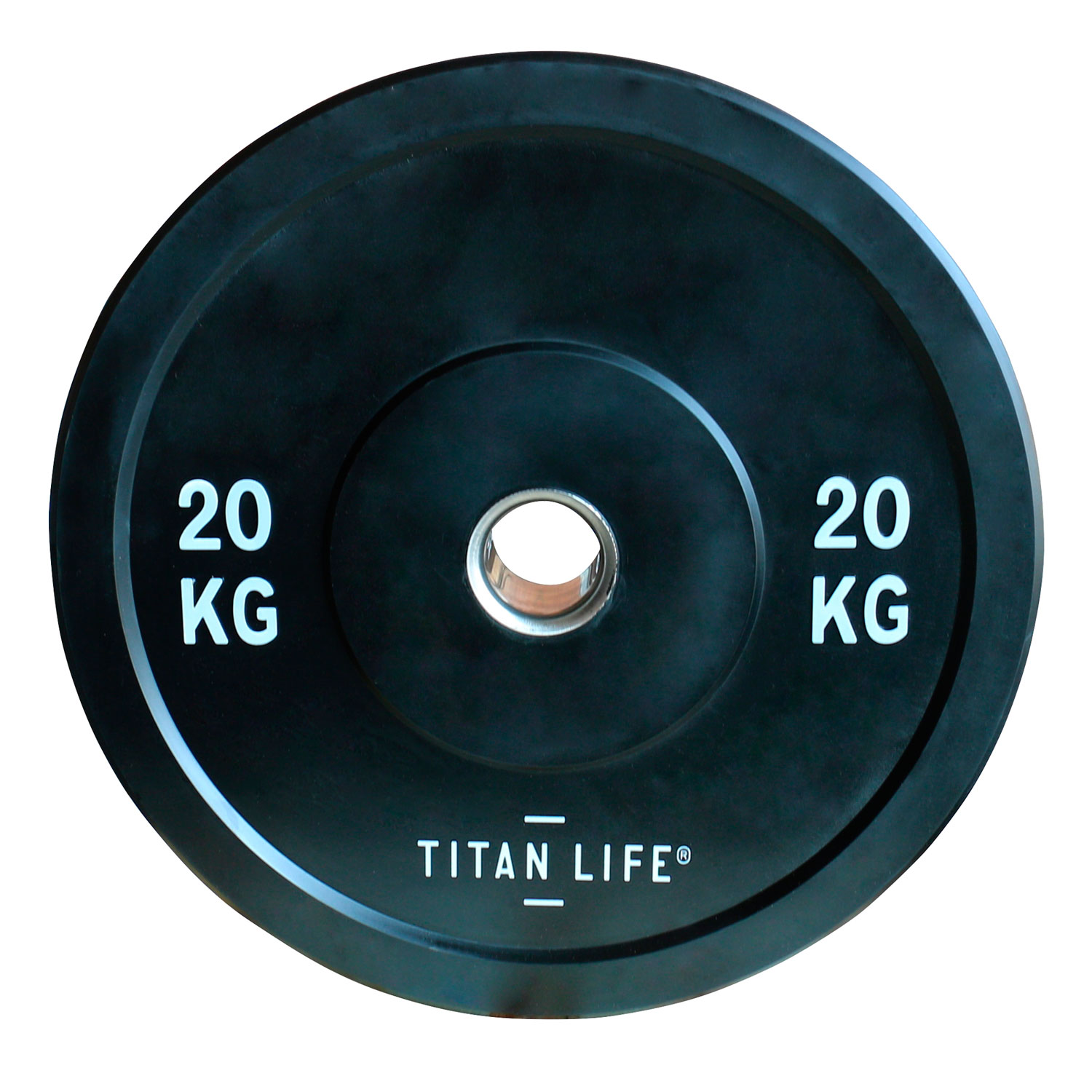 Titan Life 20 kg Gummivægtskive til Effektiv Træning