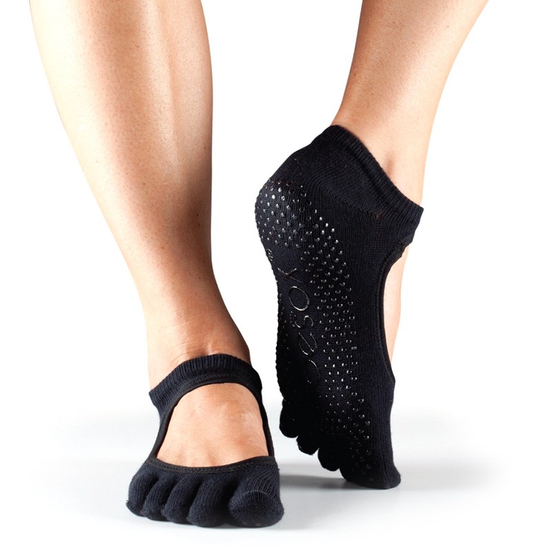 ToeSox Bellarina – Elegant Sort til Yoga & Pilates