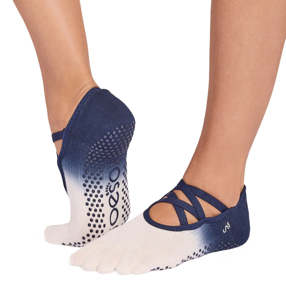 ToeSox Fulltoe Elle Grip (Indigo Ombre - M)