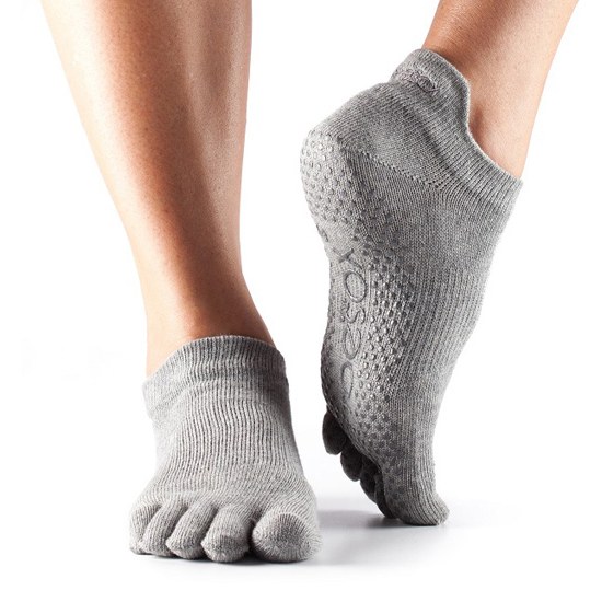 ToeSox Skridsikker Ankelstrømpe – Perfekt til Pilates træning
