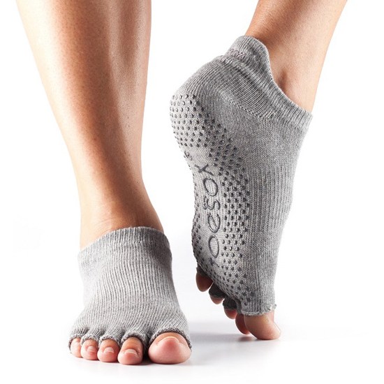 ToeSox Halftoe Lowrise Grip – Skridsikre Ankelstrømper