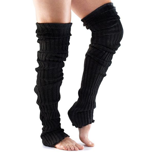 Toesox Legwarmers Thigh High (Sort)