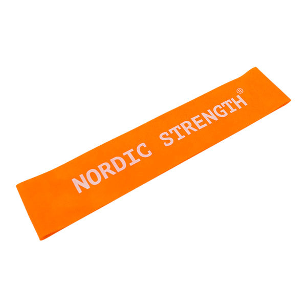 Ekstra let træningselastik i orange fra Nordic Strength