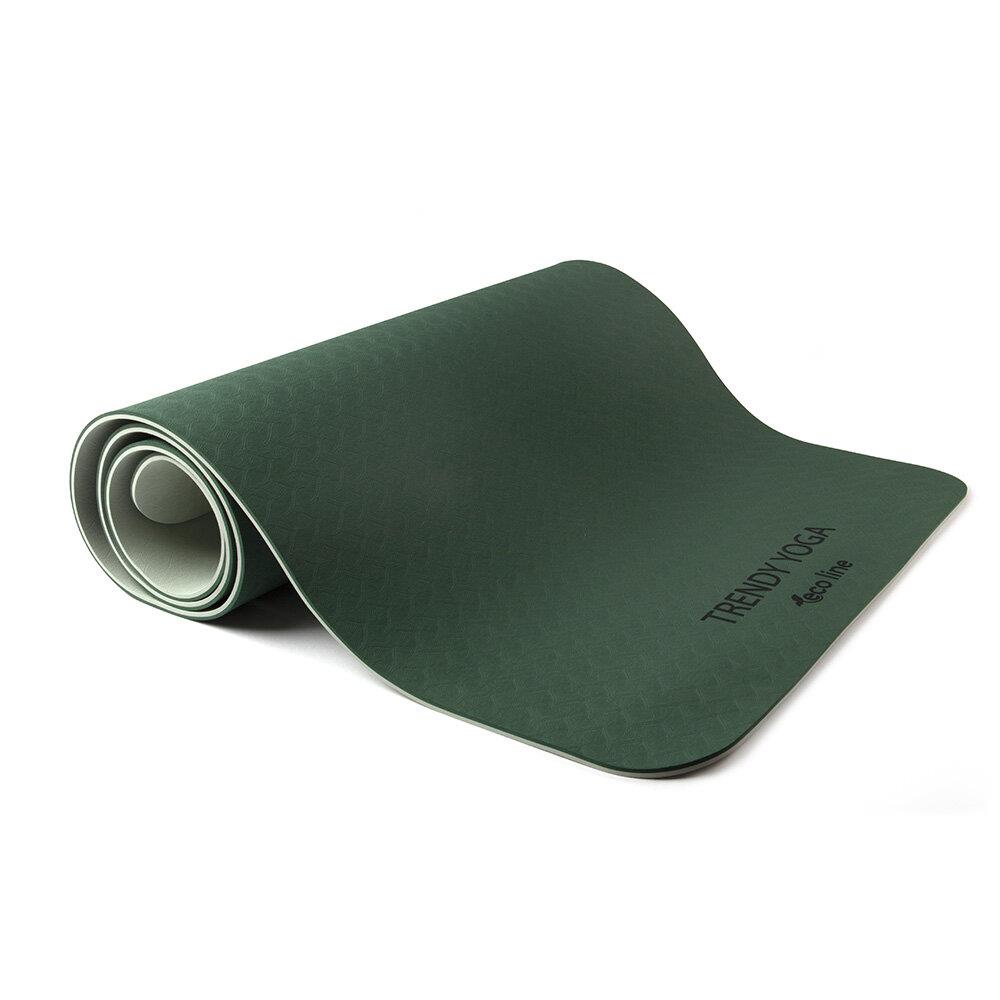 Trendy -  Eco Yoga Måtte -  - 6 mm - Grøn