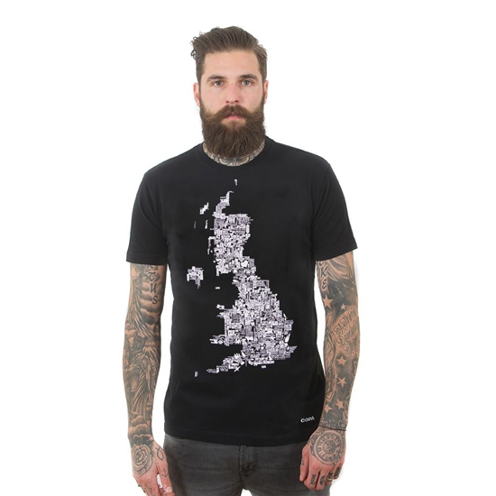 UK Grounds T-Shirt | Sort - Fantastisk tilbud!