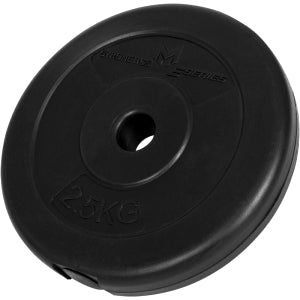 25 mm kunststof vægtskive 2,5 kg - Styrketræning Tilbud