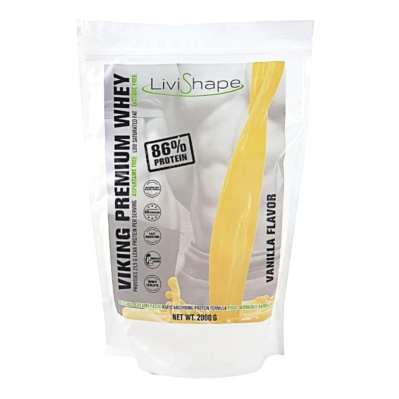 Vanilje Whey Proteinpulver – 2000 g på tilbud!