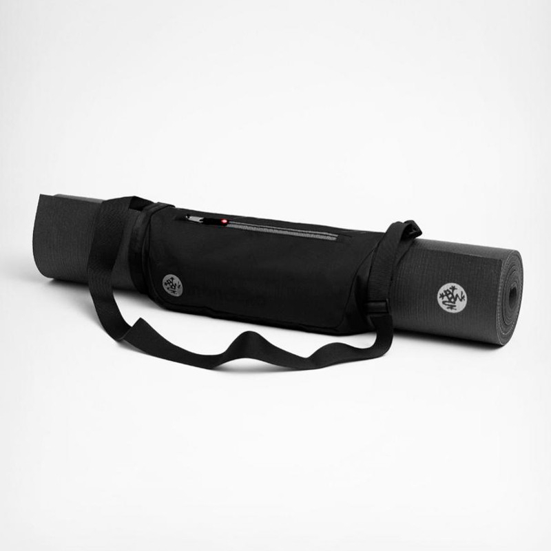 Yogatasken GO Play (Sort) – Elegant løsning til din yogamåtte!