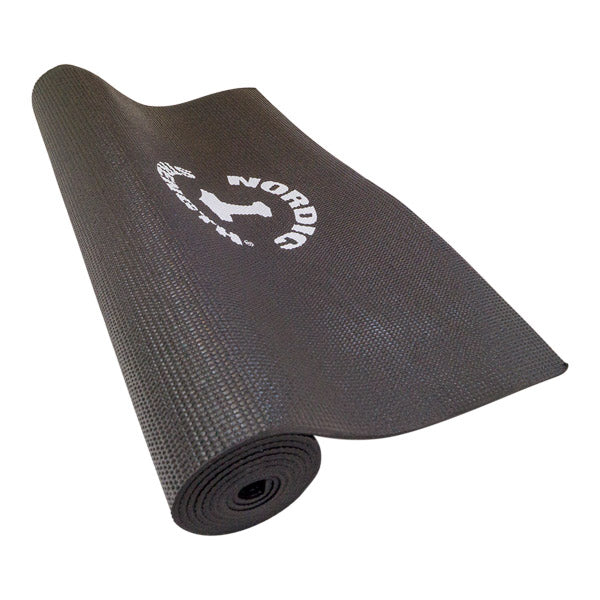 Sort yogamåtte 3 mm - Fantastisk tilbud fra Nordic Strength!