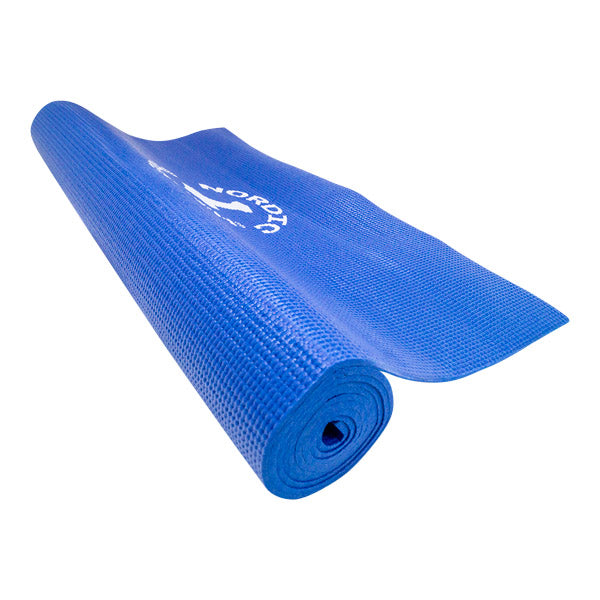 Yogamåtte 6 mm (PVC) - Blå til optimal træning og støtte