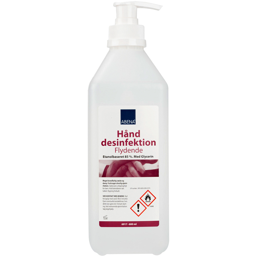 Abena Håndsprit 85% - Effektiv Desinfektion 600 ml