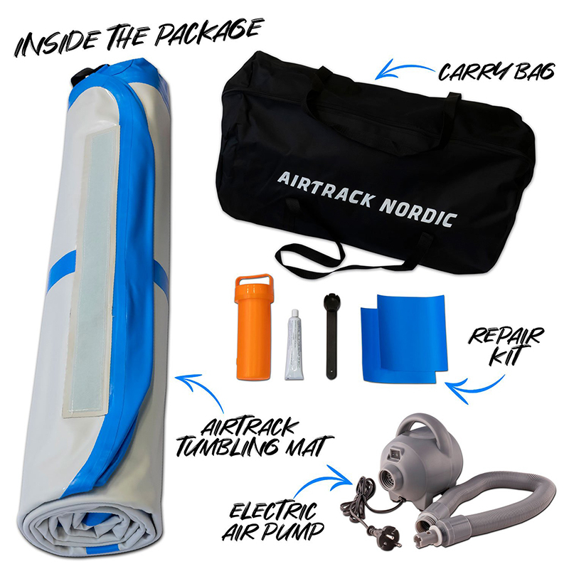 Airtrack Nordic Standard 5M med elpumpe - Mint til sjov!