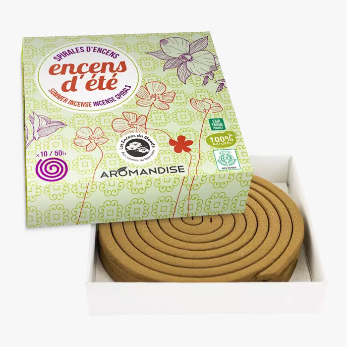 Ayurvedisk myggespiral (Røgelse)