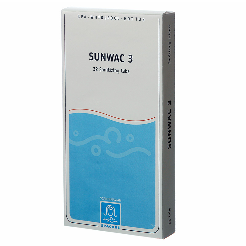 Chlortabletter – SunWac 3 (32 stk) til Rent Vand