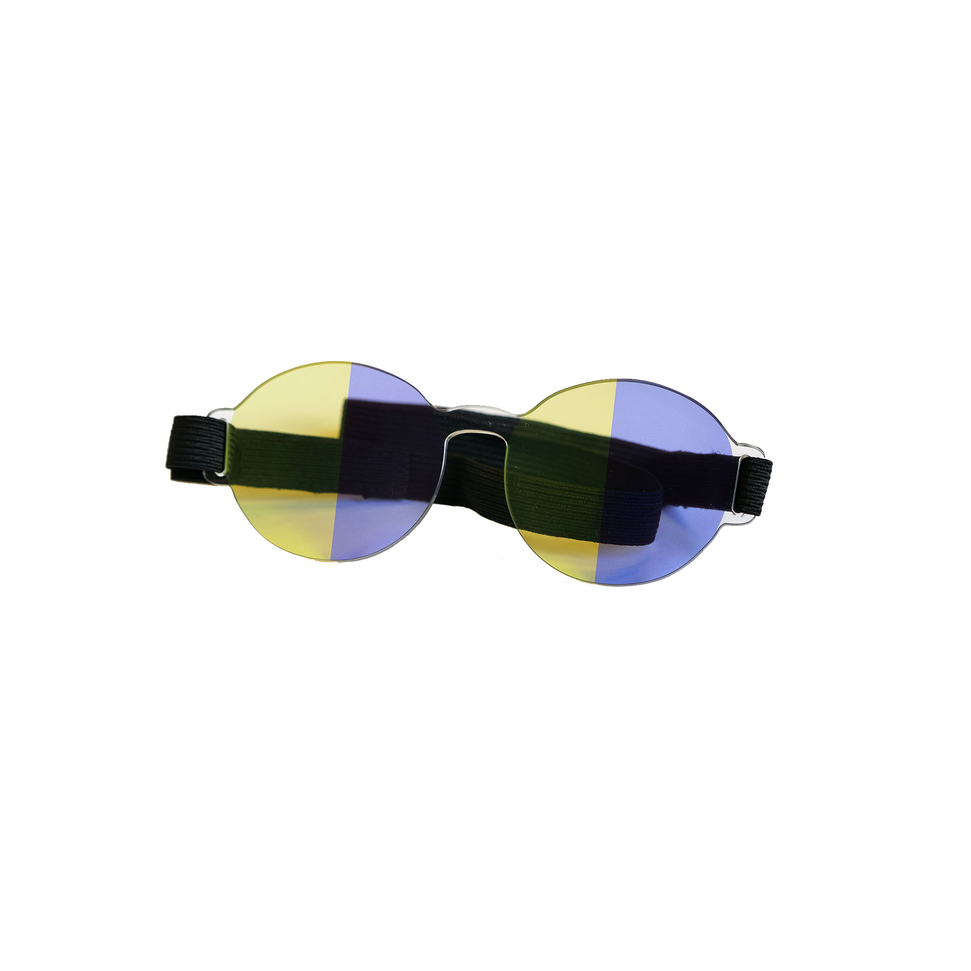 Farve Spectrum Halv-felt briller (Blå + Gul) - Tilbud!