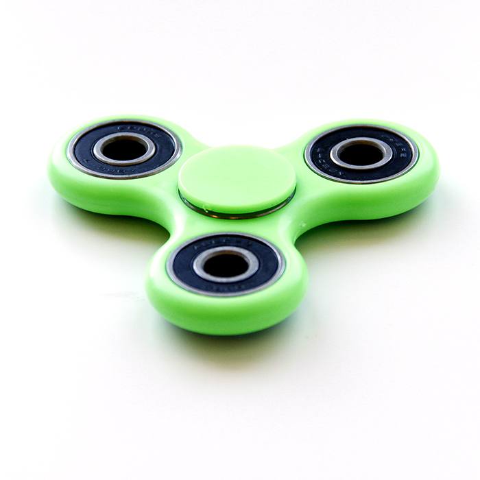 Fidget Spinner (Grøn/Sort) - Den Nyeste Dille!