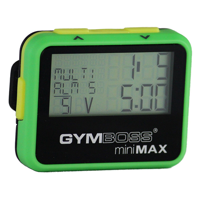 Gymboss miniMAX intervaltimer (Grøn) – Effektiv træning!