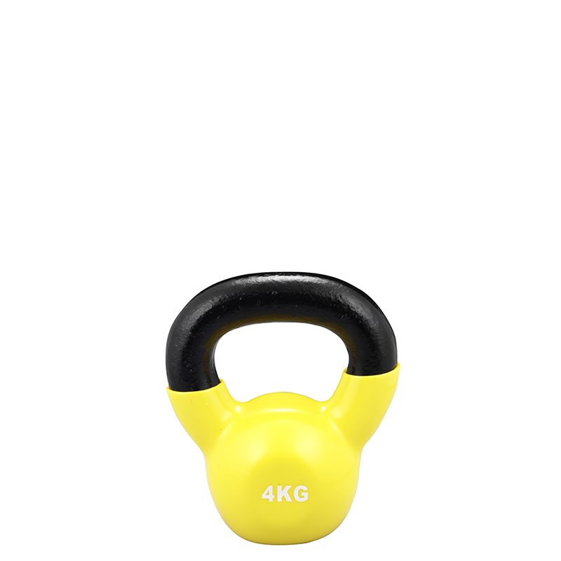 Kettlebell i Vinyl 4 kg – Effektivt Træningsredskab til Hjemmet