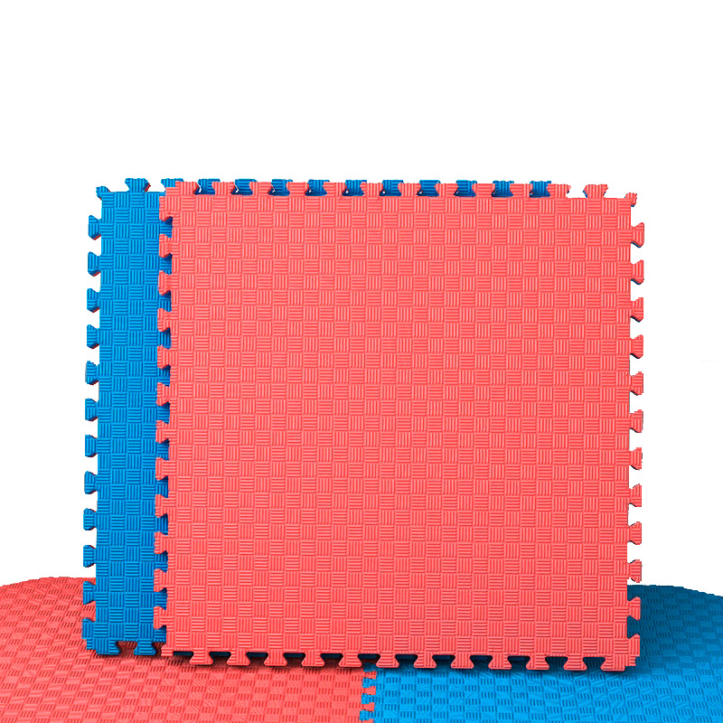 Odin Floor Guards Fitnessgulv 1000x1000 mm - Rød/Blå Tilbud!
