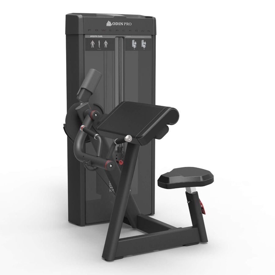 Odin PRO Biceps Curl 109kg – Professionel Træningsmaskine