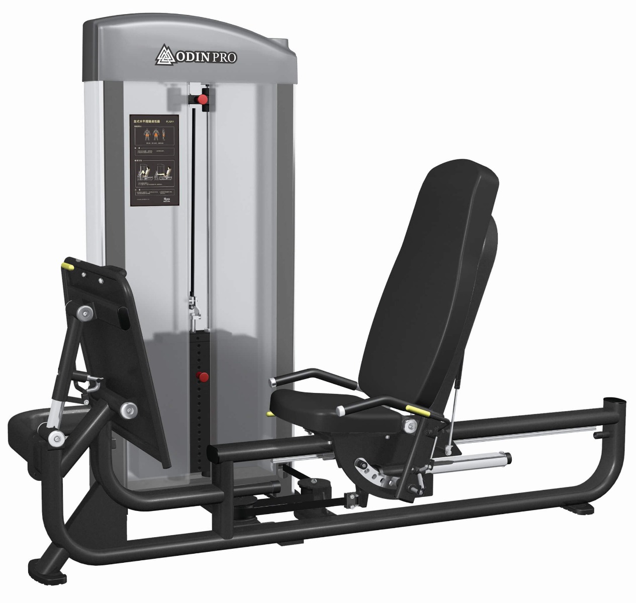 Odin PRO Benpres-maskine 179kg til Fitnesscentre