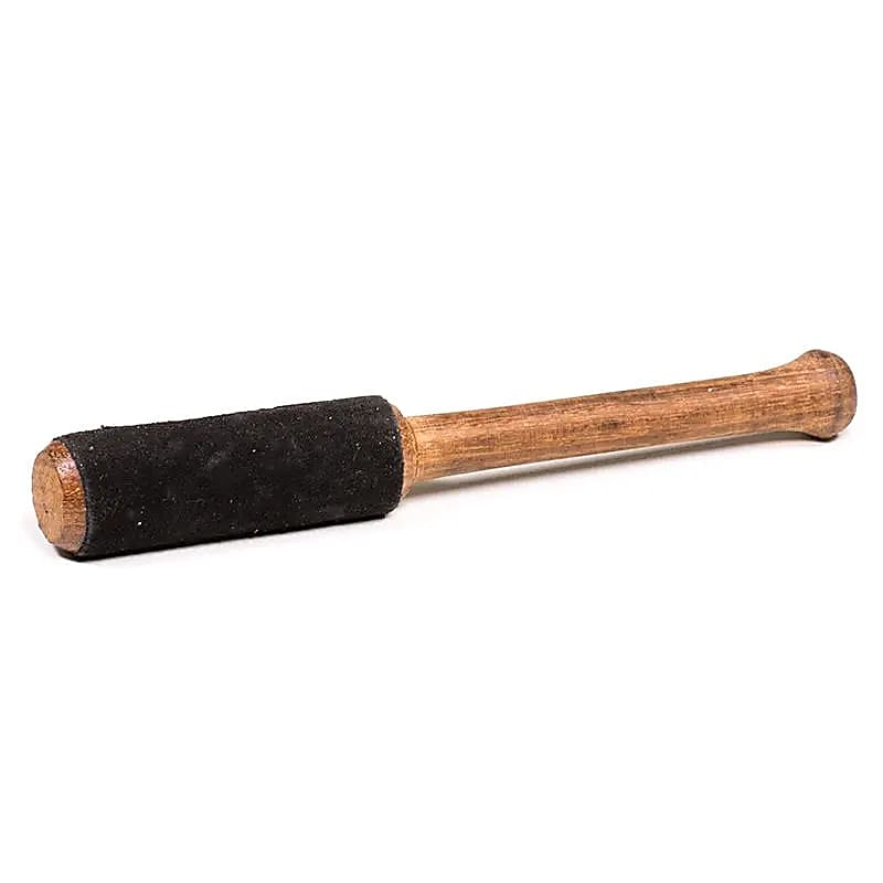 Rubbing stick til syngeskål i ruskind v15 (Sort)