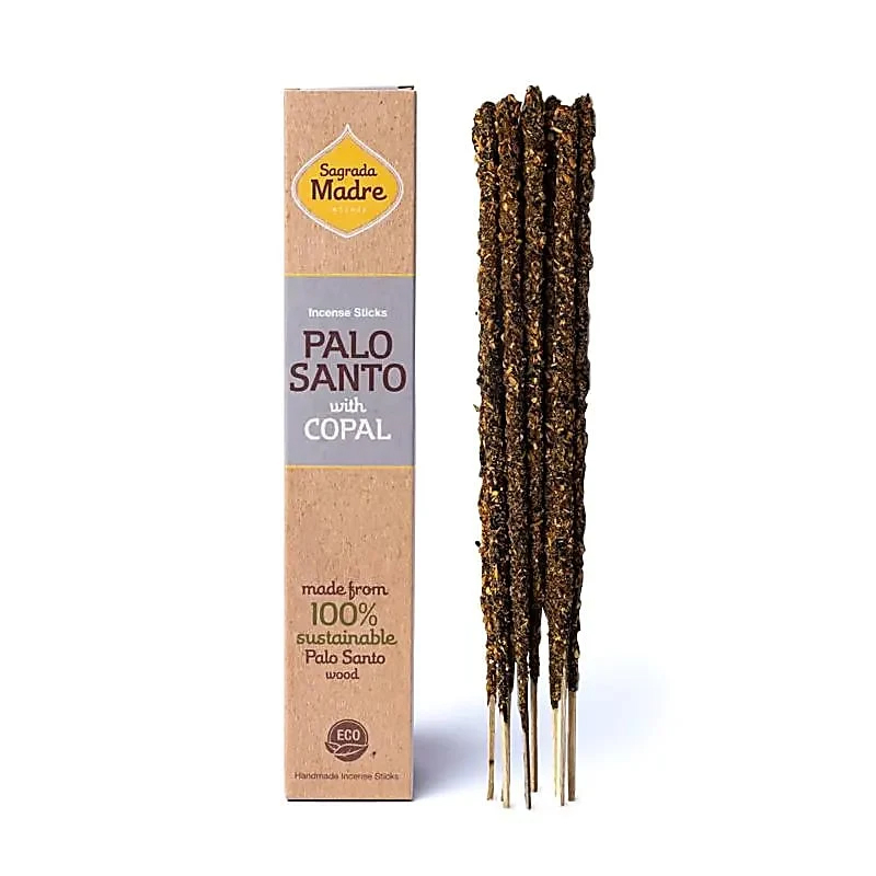 Sagrada Madre Palo Santo-røgelse med copal - 8 stk.