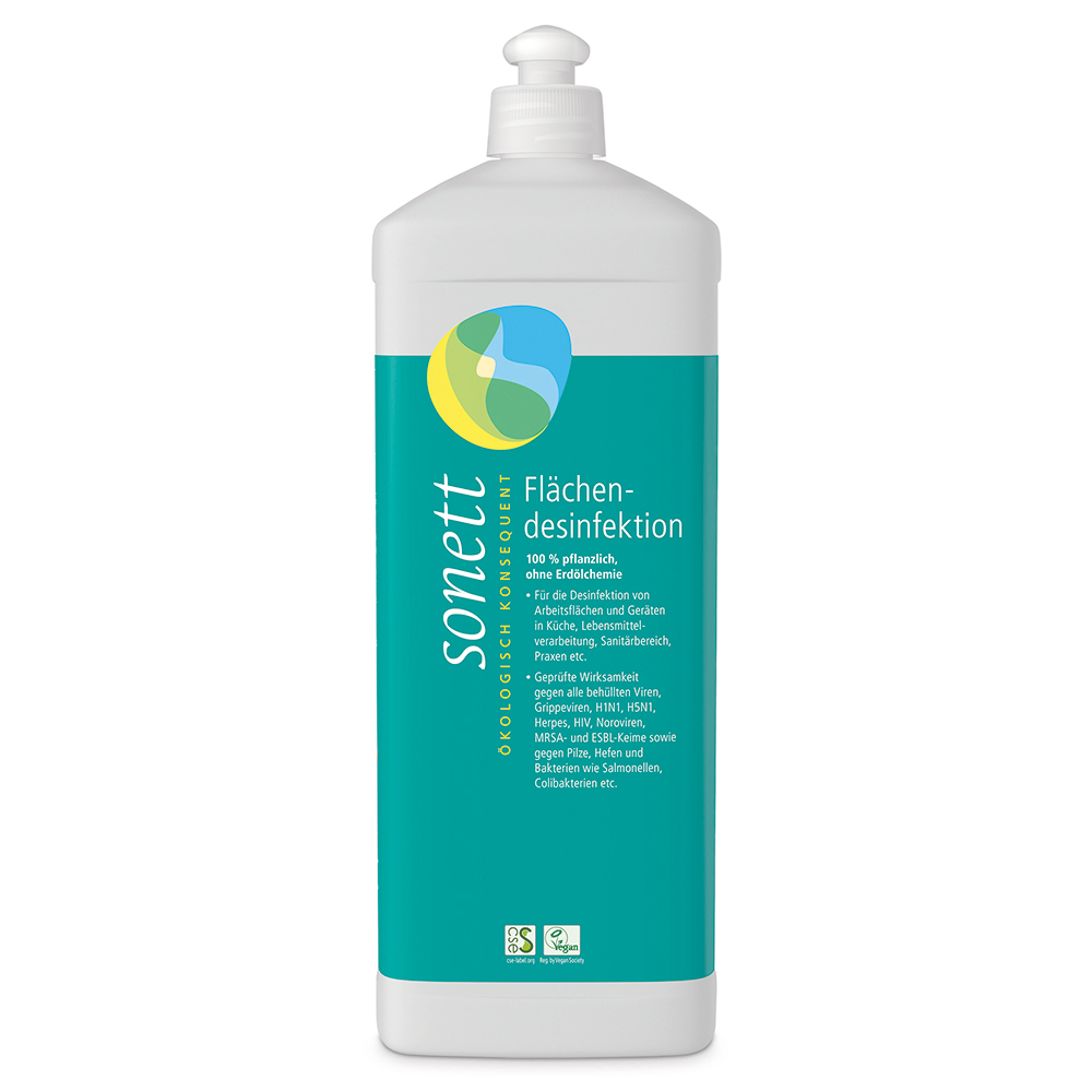 Sonett Desinfektionsmiddel 1000 ml – Effektiv mod bakterier!
