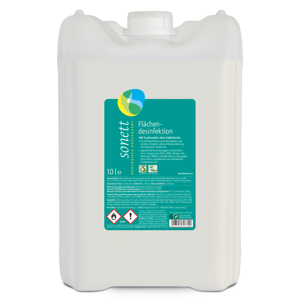 Sonett Overfladedesinfektion 10L - Fantastisk tilbud!