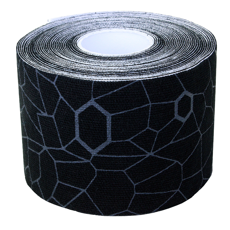Theraband Kinesiologitape (Sort/Grå - 5 m) på tilbud!