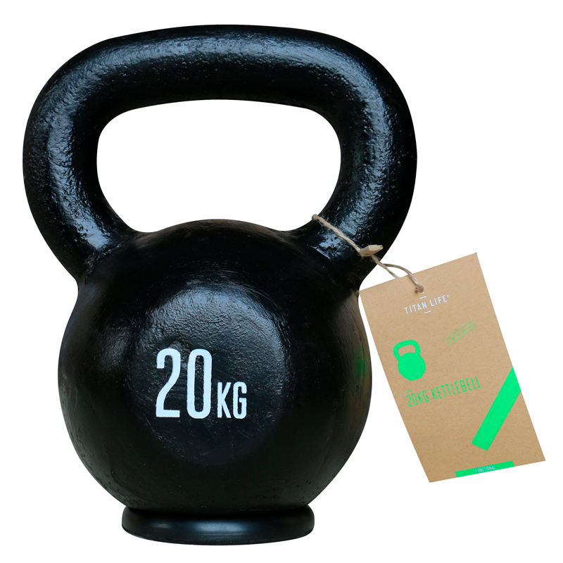 Titan LIFE Kettlebell 20 kg – Træningsudstyr på tilbud!