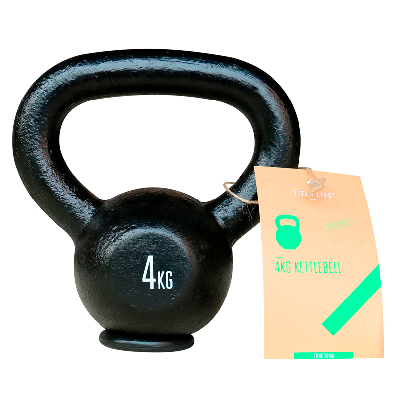 Titan LIFE Kettlebell 4 kg – Træningsudstyr på tilbud!